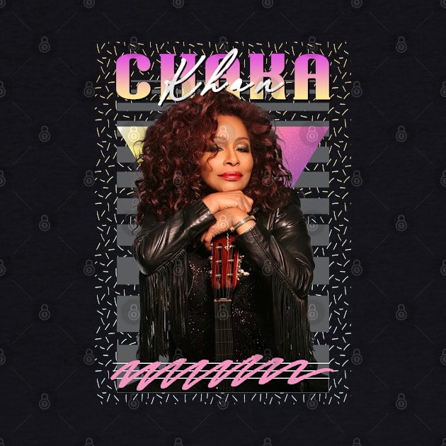 Chaka Khan Retro Aesthetic 70s Fan Art by Madesu Art